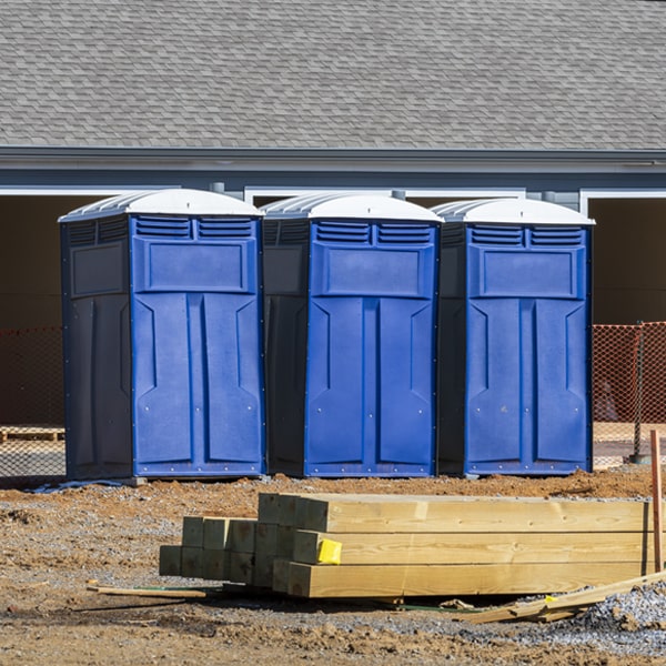 can i customize the exterior of the porta potties with my event logo or branding in Chaptico